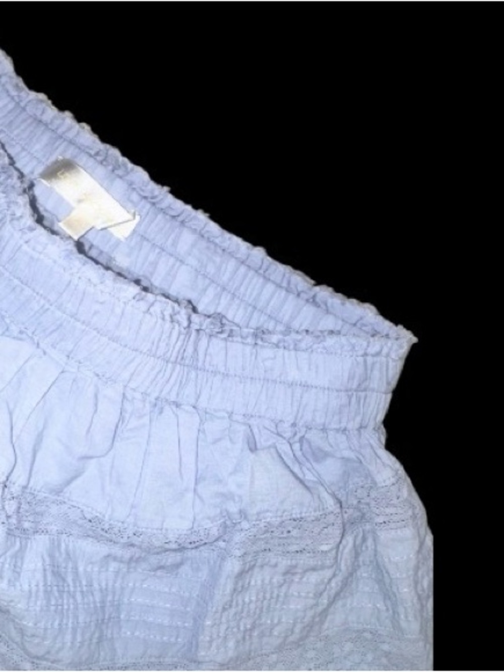 LOVE SHACK FANCY LoveShackFancy BLUE SKIRT WOMEN’s size XS - Picture 8 of 11
